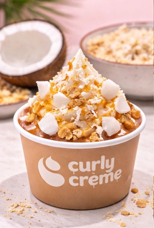 Coconut frozen yogurt